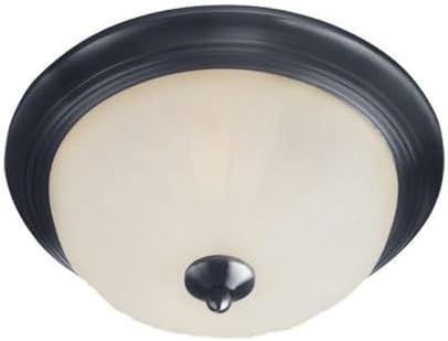 Maxim Lighting 5830FTBK Essentials-583x-1 Light Flush Mount in style-11.5 Inches Wide by 6 inches high