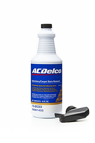 Interior Cleaning – Instrument Panel (IP), Hard or Plastic Surfaces, Seats, Carpet, Leather, Vinyl, Fabric Cleaner, Stain Remover, Restorer — Product Availability - GM Passenger Cars and Trucks 16 ACDelco GM Original Equipment 10-8033 (88861403) Food and Beverage Stain Carpet, and Upholstery Cleaner - 32 oz