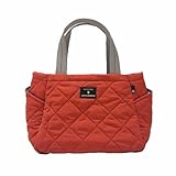 [ルートート] トートバッグ レディース 仕切り 小さめ ランチバッグ ハンドバッグ 自立 サブバッグ LT デリ パルーティ キルトｰD 3673 (04 レッド)