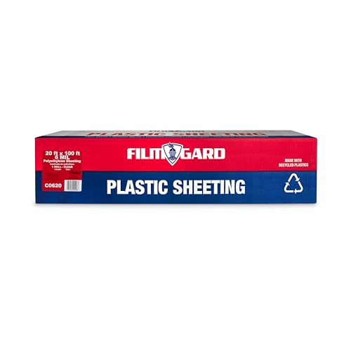 Covalence Plastics 6ML CLR 20X100 20-by-100-Foot 6-Millimeter Clear Tyco Polyethylene Plastic Sheeting, No Size, No Color