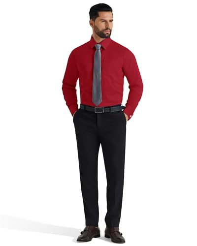 Image of Alimens & Gentle French Cuff Regular Fit Dress Shirts (Cufflink Included)