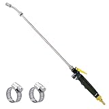 29 Inches Sprayer Wand Replacement,3/8" Brass Barb Universal Sprayer Wand, Stainless Steel Sprayer W