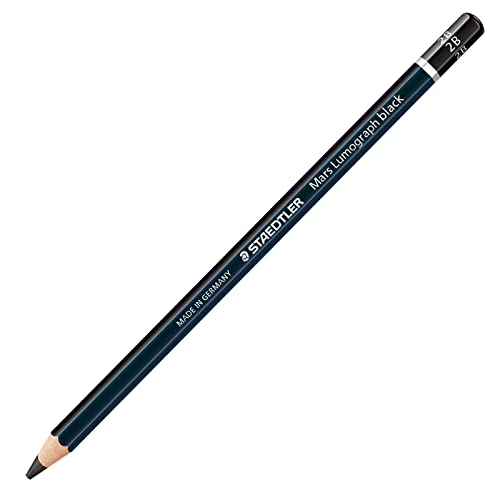 Lápices Staedtler Mars Lumograph 2B pack 18 unidades miniatura 1