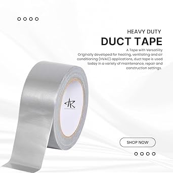 Image of TRUEBOND Duct Tape 48mm X 50 Meter Versatile Adhesive Tape for Repairs, Sealing, Bundling, Packaging, Crafting, and Emergency Situations (Pack of 2)