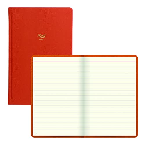 Carnet ligné d'exception Lett's Note Legacy Collection orange 20x12,7 cm