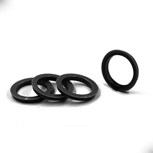 Wheel Accessories Parts Set of 4 Hub Centric Rings 73 to 56.6, Vehicle Hub (ID): 56.60mm, Wheel Center Bore (OD): 73.0mm, Polycarbonate Hub Rings (Set of 4, Black, 56.6 to 73.0)