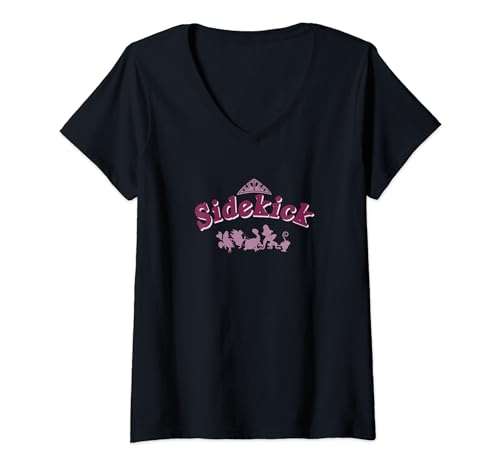 T-shirt Disney Princess femme col en V pour style décontracté