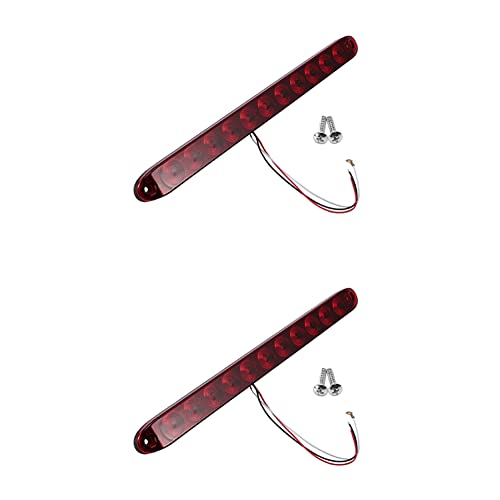 Barre de lampe de remorque 11 LED rouge idéale pour sécuriser vos trajets en caravane