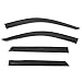 Window Visor Fits 2011-2018 Dodge Durango | Acrylic Smoke Tinted 4PCS Sun Rain Shade Guard Wind Vent Air Deflector by IKON MOTORSPORTS | 2012 2013 2014 2015 2016 2017