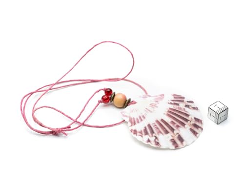 Collier coquillage véritable 50mm Miniblings d'une finesse unique