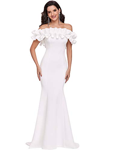 ruffle sleeve long dress