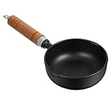 ZUNOXAZ Pentola Piccola in Ghisa Antiaderente per Sciogliere Burro e Cuocere Salse Mini Casseruola Versatile per Uova Occhio di Bue e Olio per Cucina Quotidiana