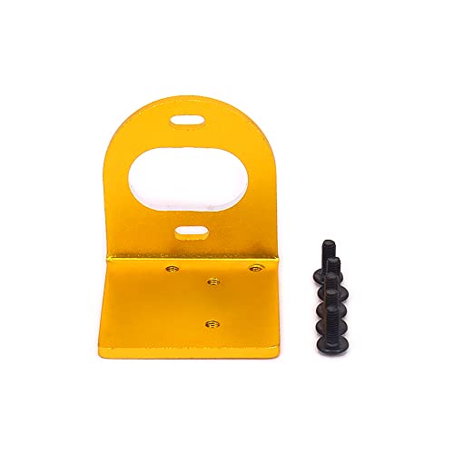 RCAWD RC 540 Engine Mount Adjustable Metal Motor Bracket Seat with Screws for 3650/3660/540 Engine Yellow