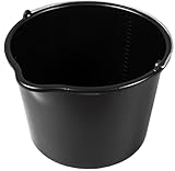 BAKOKI Robuster 5er‑Set Mörteleimer mit Ausguss 20 L aus recyceltem LDPE...