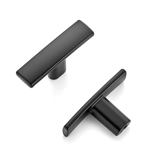 Image of Ravinte 30 Pack Cabinet Handles Matte Black Cabinet Pulls Kitchen Cabinet Handles,Curved Drawer Pulls in 1-3 /4 Inch Length with Single Hole Arch Kitchen Cabinet Hardware