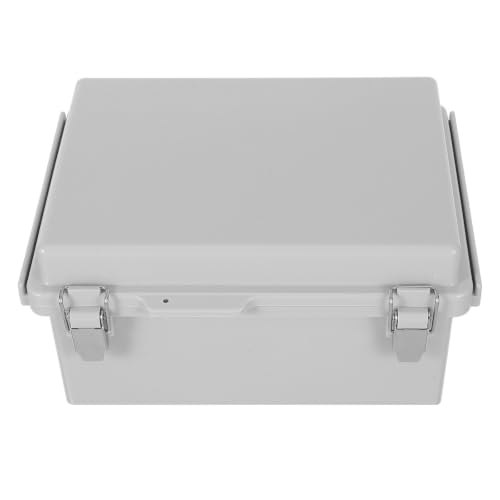 Caja exterior eléctrica de plástico resistente y cierres inoxidables herméticos