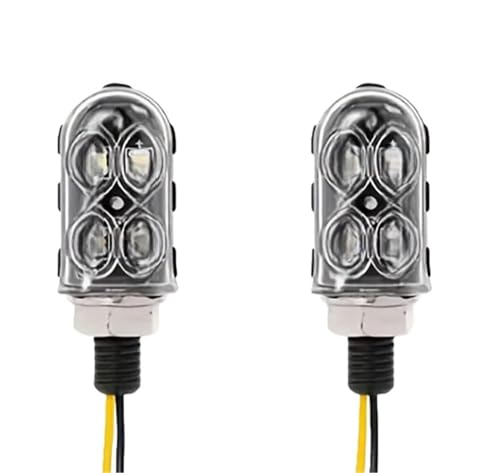 Luz freno trasera intermitente ámbar para moto