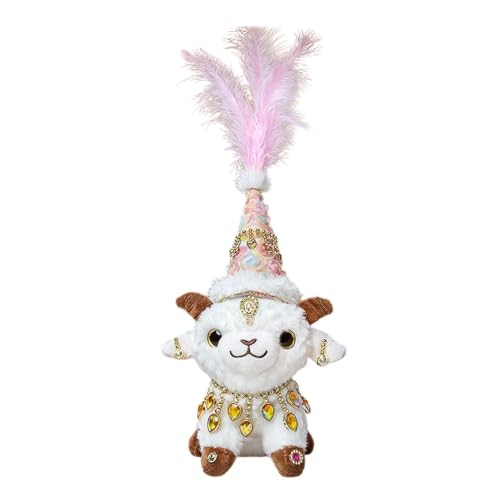 Muñeco de cordero decorativo para estante o mesita de noche
