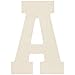 Baltic Birch Collegiate Font Letters & Numbers 13.5