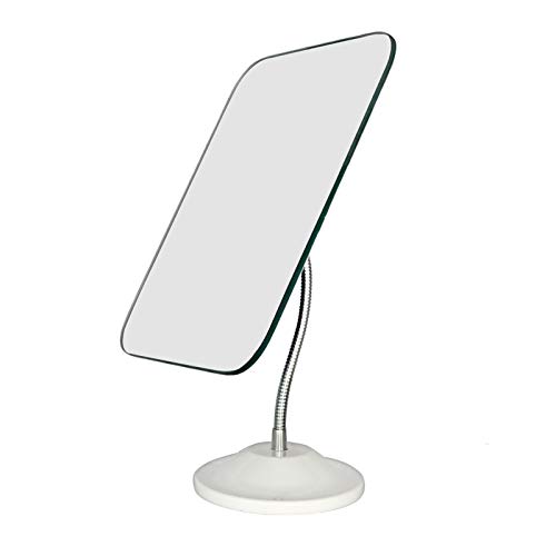 ATUIO YEAKE Adjustable Flexible Gooseneck Makeup Mirror,360°Rotation Folding Portable Desk Vanity Mirror with Stand Shower Shavi.