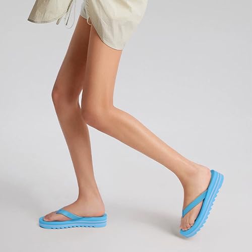 Image of KuaiLu Women's Arch Support Platform Flip Flop Sandals