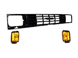 Bundle FOR TOYOTA 84-86 PICKUP 2WD STANDARD 1PC TYPE GRILLE PARK LIGHT W/BLK BEZEL 3P TO2521158...