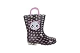 Chatties Toddler Girls Printed Rainboot (11-12 M US Toddler, Panda)