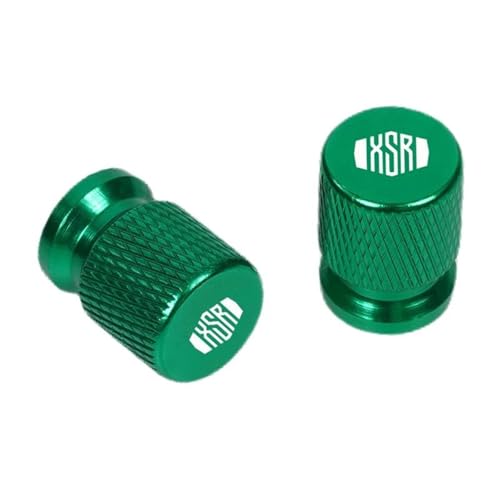 Tapa de válvula CNC para Yamaha XSR700 XSR900 XSR125 en color verde 1