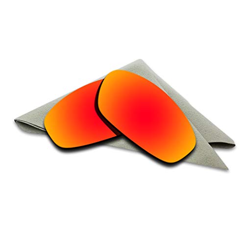 Anti-scratch Polarized Lenses Replacement for Oakley Minute 2.0 Multiple Options (Fire Red)