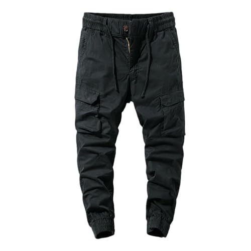 Pantalon cargo homme tendance multi-poches coton automne