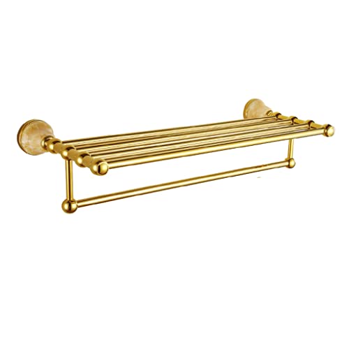 Porte-serviettes mural salle de bain étagère rangement en jade naturel européen