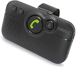 SUNITEC Hands Free Bluetooth for Cell Phone Car Kit - Wireless Bluetooth 5.0 Car Speaker AUTO Power ON Support Siri Voice Assistant Bluetooth Receiver for Car Handsfree Speakerphone - BC980SA