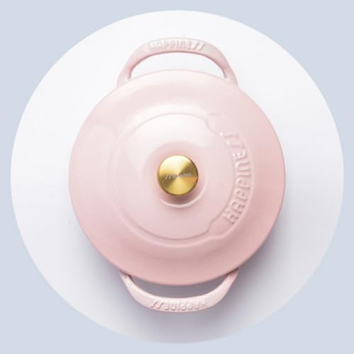 Cast-Iron-Dutch-Oven-15-Quart-Dutch-Oven-Pan-with-Lid-Round-Dutch-Oven-Cast-Iron-Pan-with-Non-Stick-Enamel-Coating-For-All-Stoves-up-to-500F-Kitchen-Dutch-Oven-Pink