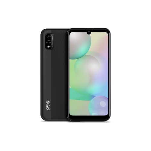 SPC Smart Ultimate + Carcasa: Smartphone 4G, Todo Pantalla 6,1” HD+, Quad Core 2 GHz, 3000mAh, 3GB RAM, 32GB ROM ampliables con Micro SD, cámara 13 Mpx, Dual SIM, USB-C, Android 11, Color Negro