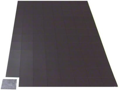 Magnet Expert A4 Sheet of 96 Self Adhesive Magnetic Squares ( 25mm x 25mm x 0.76mm ) ( Pack of 1 )