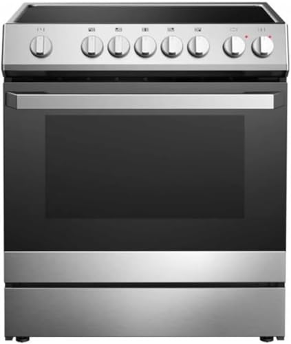 30" Electric Range with 4 Heating Elements Convection Oven 5 Cu. Ft. Capacity