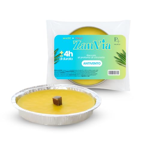 Palucart Candela citronella Giardino citronella Alluminio 14 cm Set da 36 Pezzi Giardinaggio antizanzare Feste ed Eventi