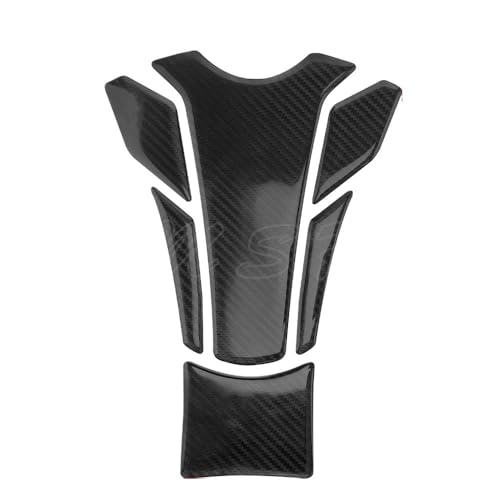 Autocollant de protection de réservoir moto aspect carbone universel