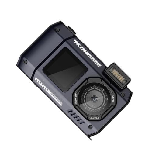 High Claritys 6500-W Cámara Subacuática con Carga USB Tipo C y Zoom 10X para Grabar Vistas Impresionantes