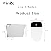 WinZo Smart Toilet, Tankless Toilets with Heated Seat, Auto Open & Close, Smart with Bidet Built In ADA Chair Comfort Height,Dryer and Warm Water Sprayer, Featuring Foot Sensor and Black LED Display