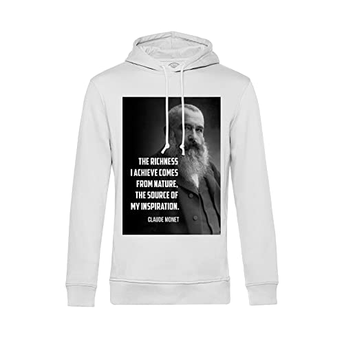 Sweat à capuche richness comes from nature artiste Monet hoodie inspirant