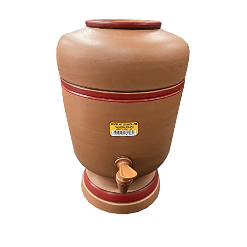 Talha De Barro 8 Litros Reservatório De Água Artesanal