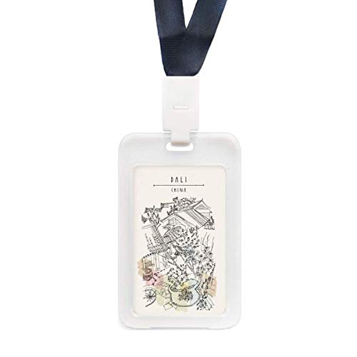 Porte-carte d'identité transparent Dali Park China pour pass