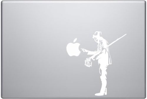 Dr. Who - White Vinyl Decal for Macbook, Laptops, and Cars