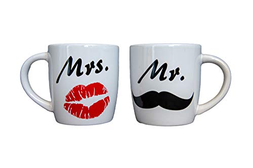 Ensemble de tasses Mr et Mrs - Cadeau de mariage pour les couples Cover