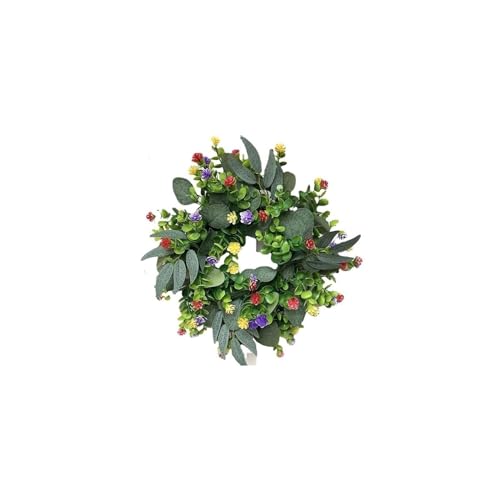 Couronne de fleurs de Noël pour sublimer votre anneau de porte extérieure