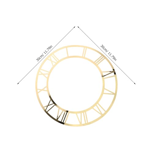 Reloj de Pared Espejo Redondo con Números Romanos miniatura 4