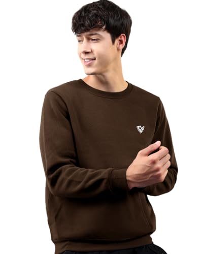 Image of EYEBOGLER Men's Cotton Blend Round Neck Sweatshirt