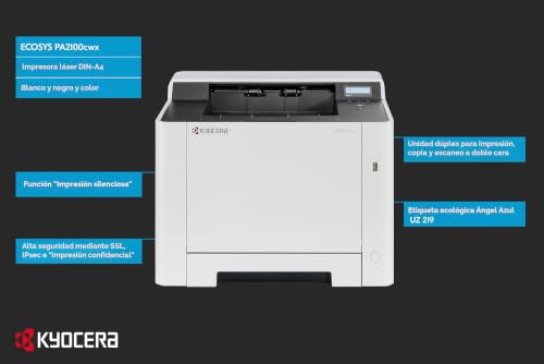 Impresora láser KYOCERA 110C093NL0 de escritorio para documentos A4 3