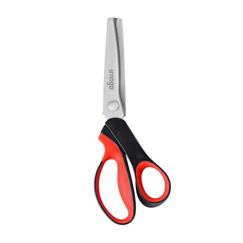 LIVINGO Fabric Cutting Pinking Shears - 9" Zig Zag Edge
